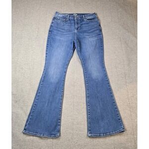 a.n.a. Women's Jeans‎ High Rise Flare Medium Wash Denim 30" X 31.5" Size 10